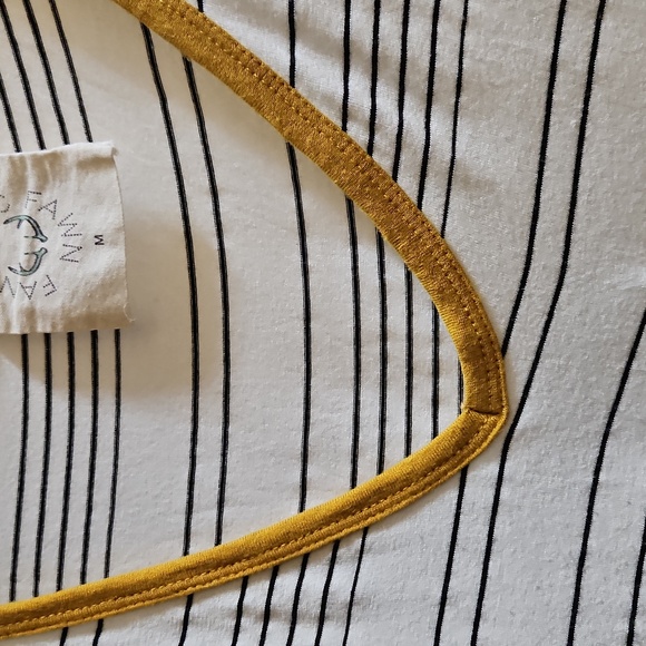 Oversized Fantastic Fawn Striped Tee - Picture 5 of 13